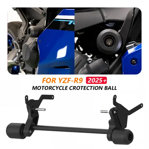 R9 2025 Motorcycle Chassis Buffers For Yamaha YZFR9 2025 2026 YZF R9 Lateral Impact Protection Kit Anti-Fall Ball Antislipblok