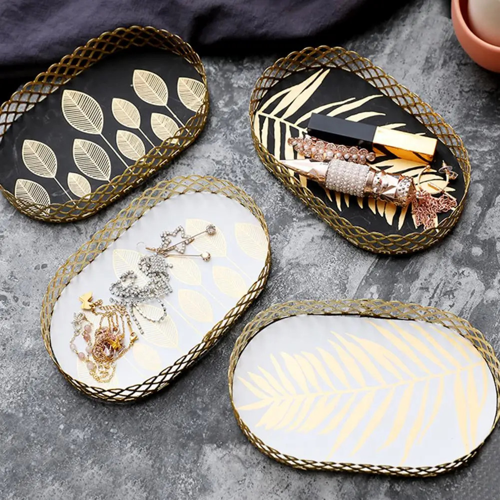 

Cosmetic Storage Box Jewelry Storage Tray Bracelet Necklace Organizer Mini Wood Nordic Style Cosmetic Storage Tray