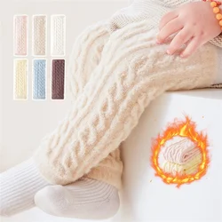 Winter Leg Warmers For Baby Girls Boys New Fashion Thickened Warm Knitting Knee Pads Girls Warmming Accessories Knee High Socks