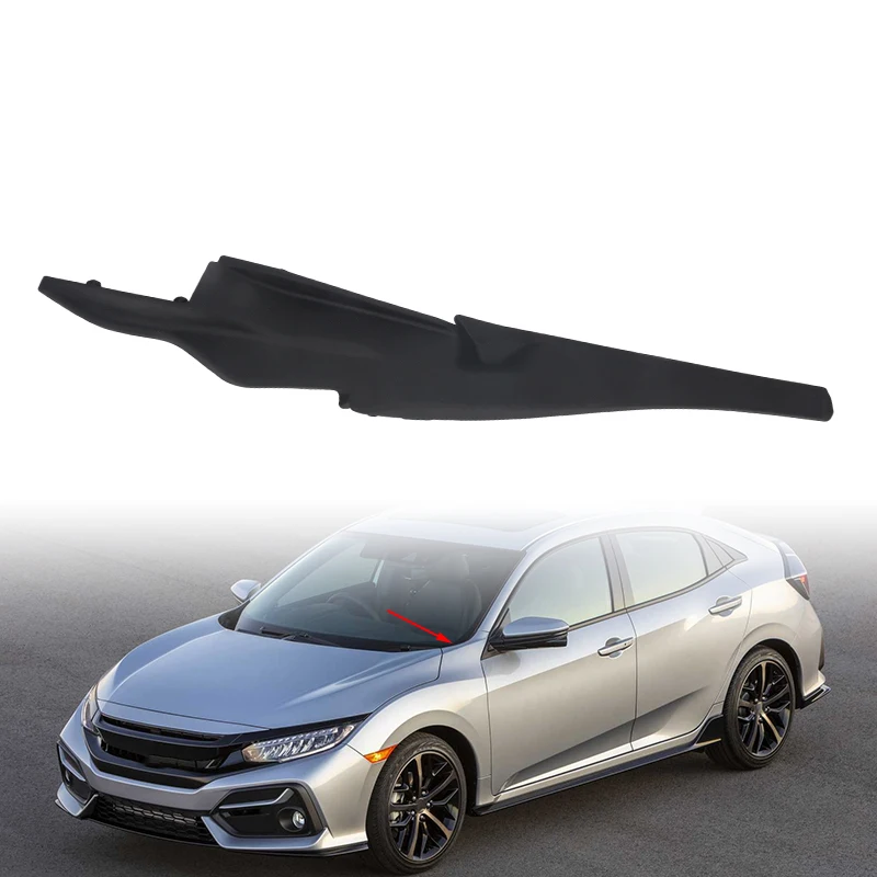 Car Front Windshield Deflector Wiper Cowl Trim Cover for Honda Civic 2016 2017 2018 2019 2020 2021 74220-TEA-T00 74270-TEA-T00 view 6