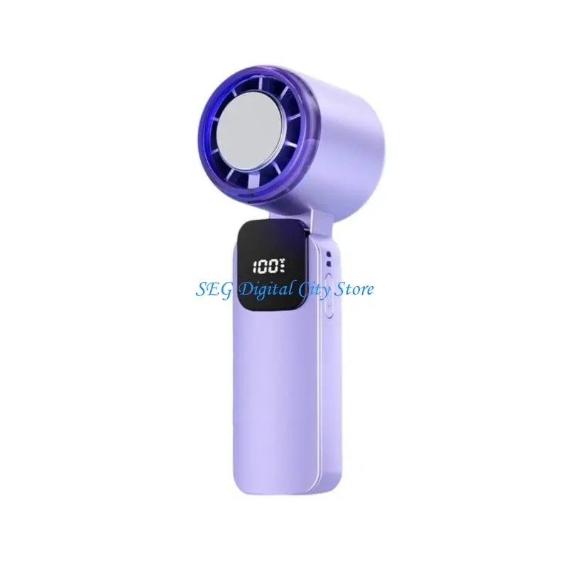 

U75B Handheld Fan 199 Speed Adjustments Ice Ceramic Cooling Technology 3500mAh