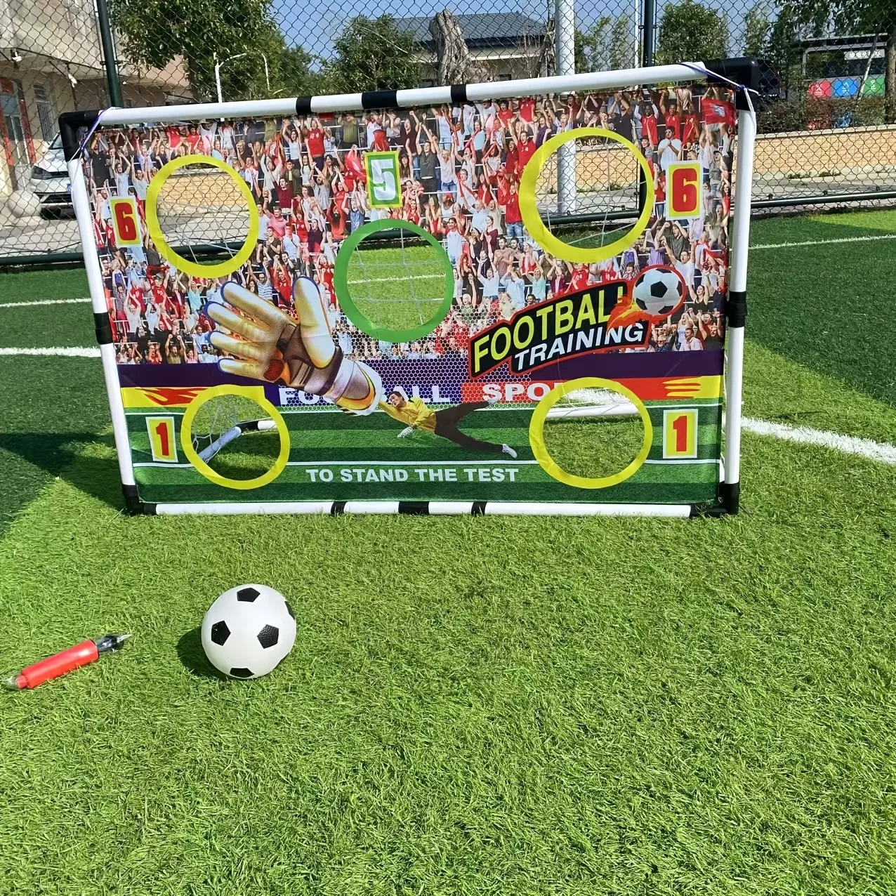

47 Inches Large Soccer Goal, Scoreboard Soccer Net, Indoor And Outdoor Family Soccer Toys, Precision Shooting Practice