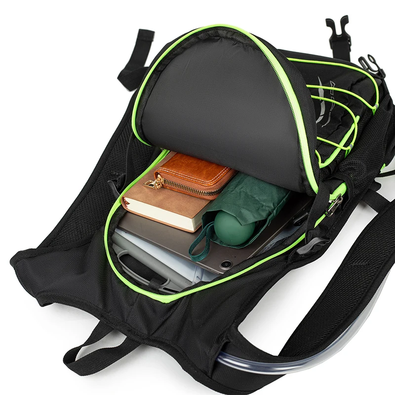 الترطيب ركوب الدراجات على ظهره خوذة حزمة الرياضة في الهواء الطلق المشي لمسافات طويلة التخييم تسلق حقيبة الظهر السفر خفيفة المثانة حقيبة المياه المائية