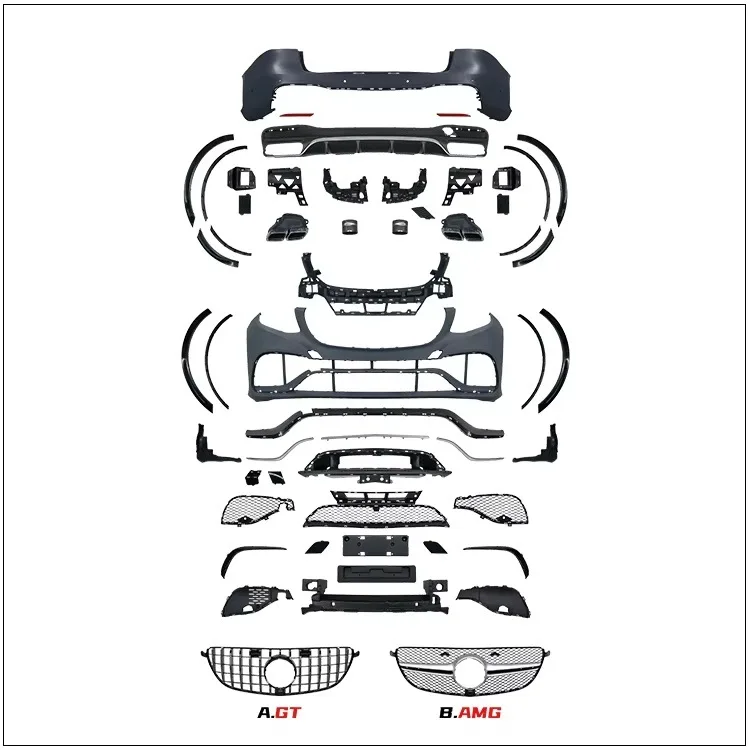 

Suitable for body kit Mercedes-Benz GLE to GLE63 bumper W166 modified AMG kit