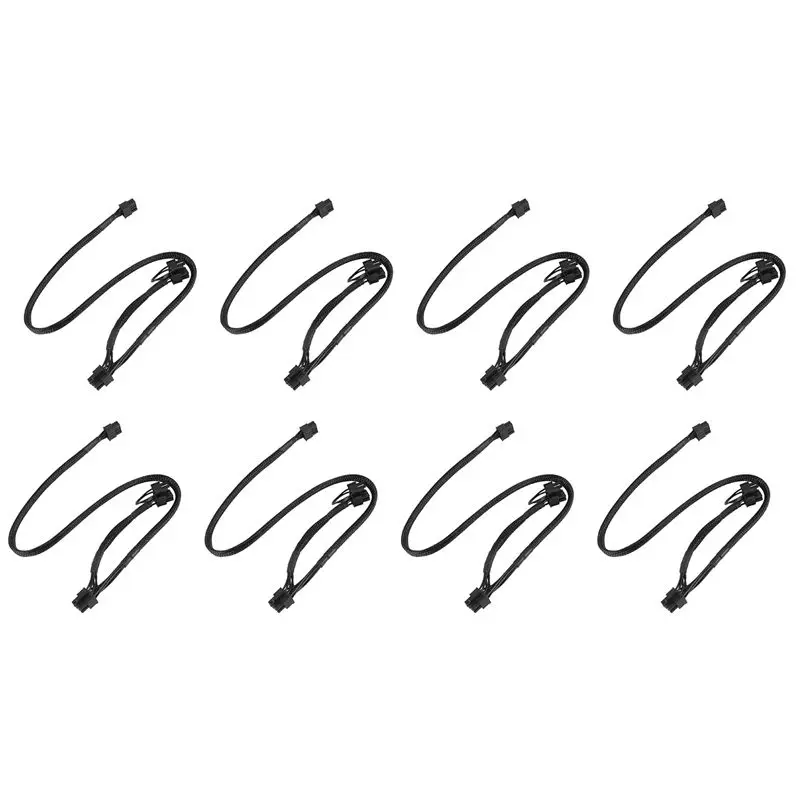 Efficient 8X PCI-E Dual 8Pin To 8Pin(6+2Pin) Modular Power Supply Cable For Corsair RM1000X RM550X 650X 750X 850X