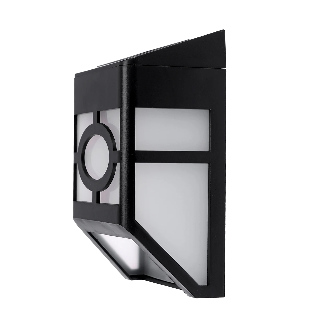 

4 Pcs outside Lamps for Wall Retro LED Lights Solar Outdoor Yard Waterproof Black