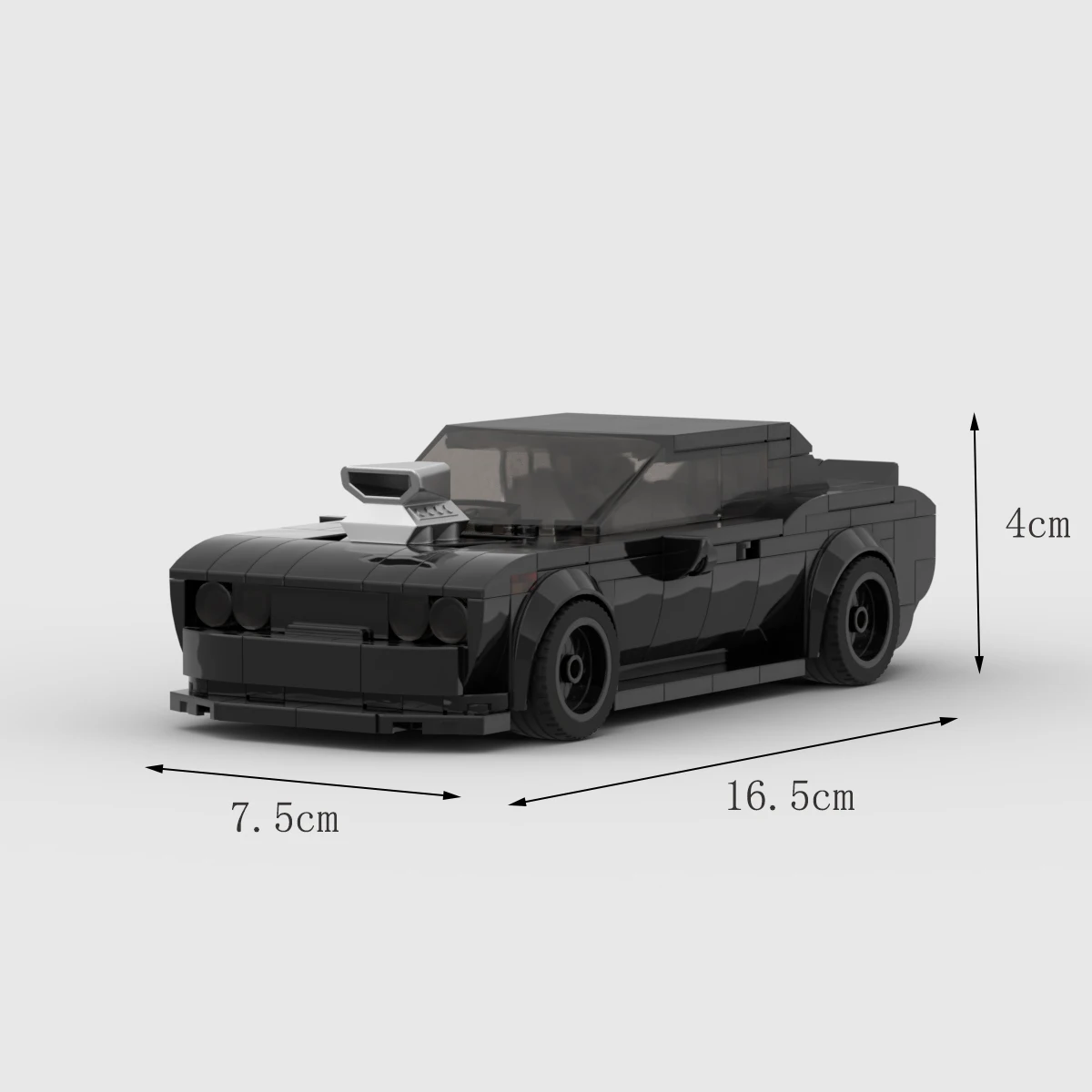 MOC Dodge Challenger Charger Dom Racing Racer Bausteine Ziegel Kreative Garage Spielzeug für Jungen Geschenke