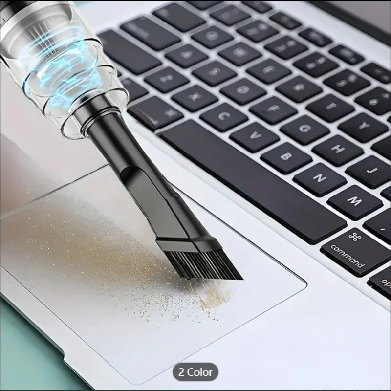 Aspirador de pó portátil sem fio atualizado, sucção ciclone portátil, forte potência recarregável, ideal para carro, escritório, casa clea