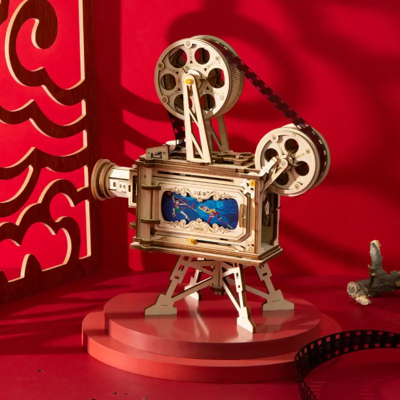 

Old-fashioned projectors, diy handmade, three-dimensional puzzles, wooden assembly models, building block toys, birthday gifts