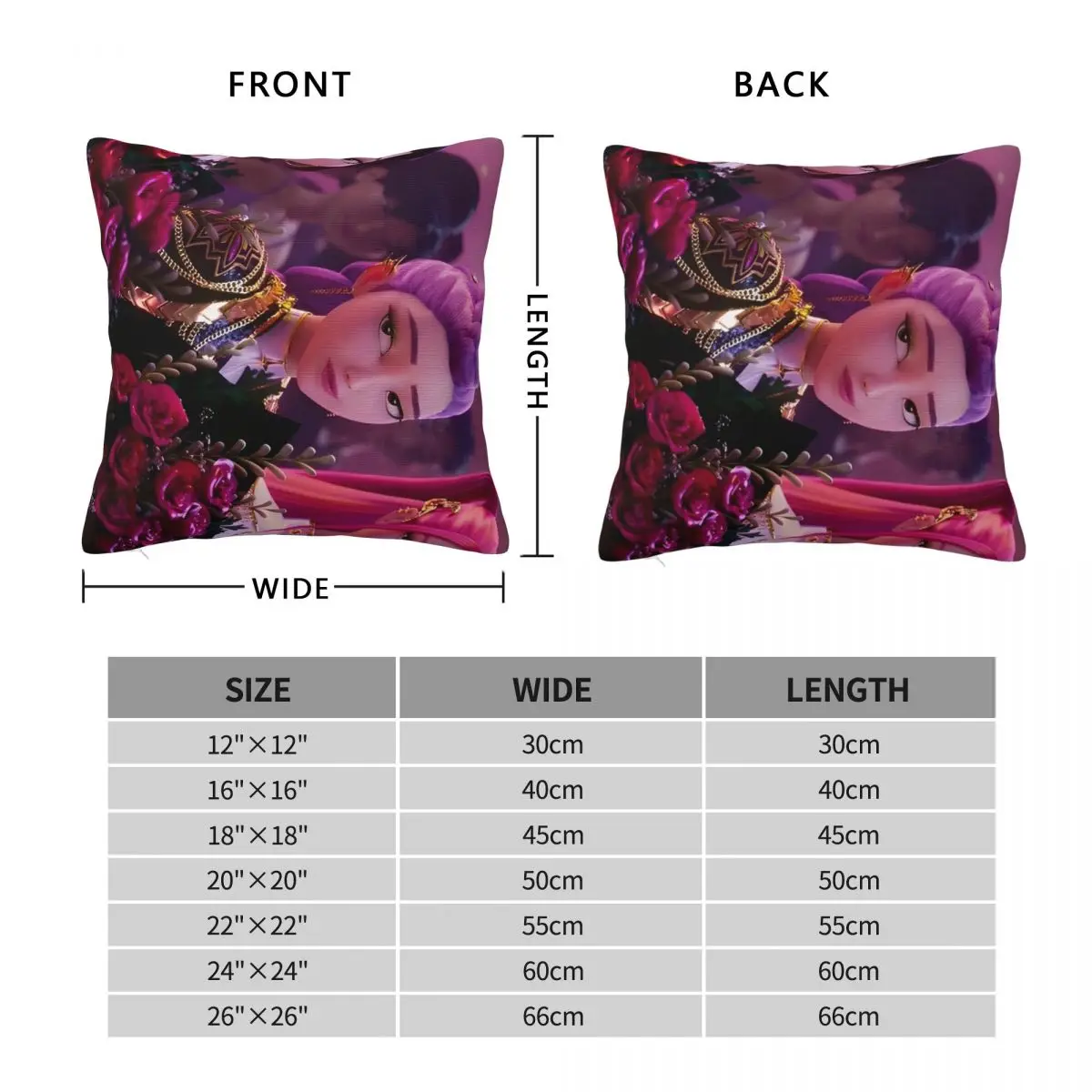 Kpop شيطان الصيادين Huntrix Saja بنين كيس وسادة الجدة وسادة غطاء غطاء وسادة ناعمة سادات ل أريكة ديكور المنزل #4