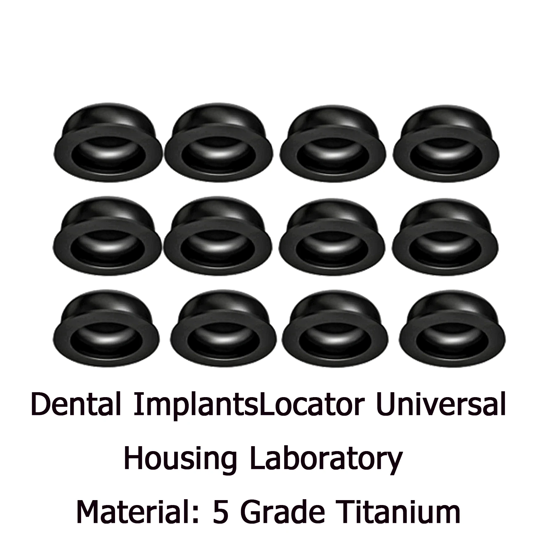 

Dental Strong Retentive Caps Black Laboratory Processing Caps Implant Abutmen Overdenture Replacement Cap Lab Cap