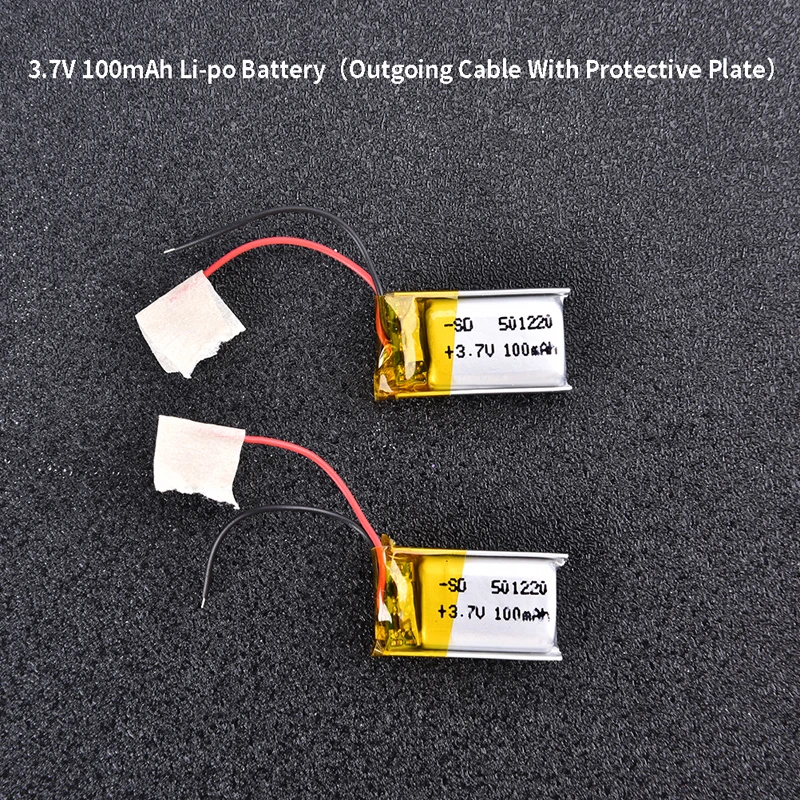 1Pc New 3.7V 100mAh LiPo 1S Polymer Rechargeable Battery Anki Overdrive Headset