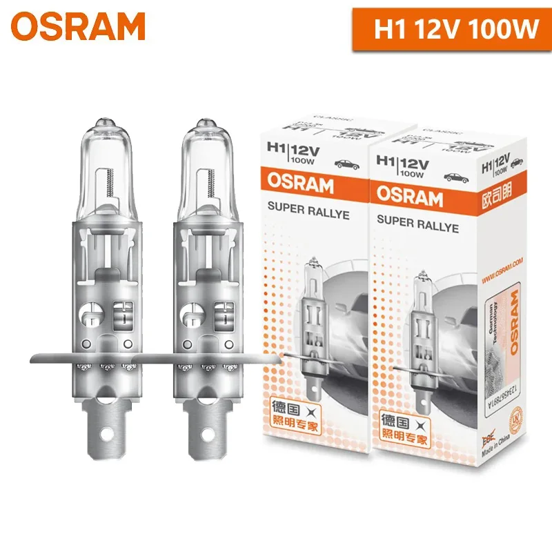 Osram 2 Stuks H1 H4 H3 H7 12V Auto Halogeen Koplamp Standaard Lampen 3200K Originele Lampen Auto Grootlicht Mistlampen, Paar