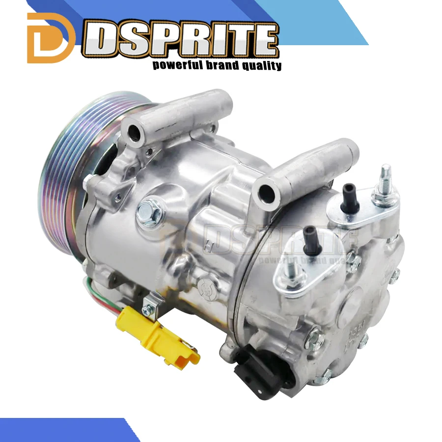 

AC Compressor For PEUGEOT 508 1.6 EP6CDT 508SW 9HD 98886 1607424980 1617992780 6453QJ 6453QK 6453WK 6453WL 6453ZX 9678656080