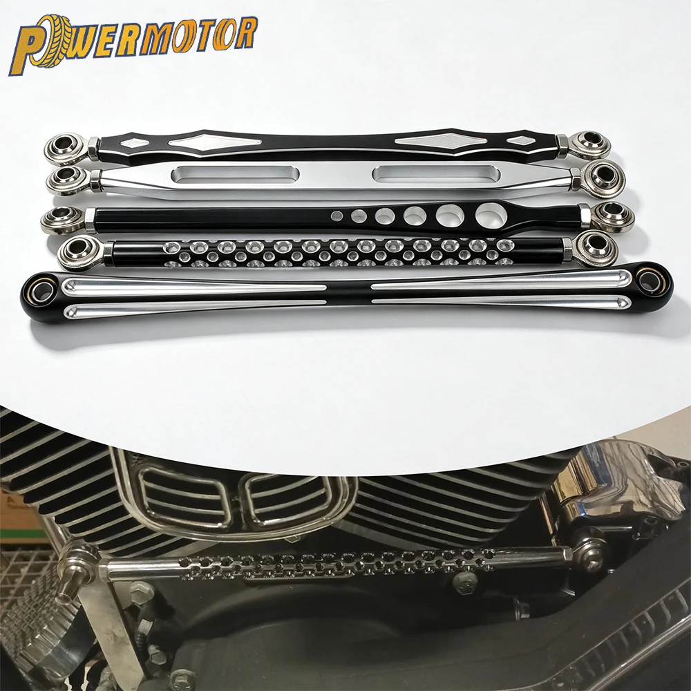 Motorrad-Schalthebel aus Aluminium für Harley Electra Street Tour Glides Trikes Road King Fatboy Motorradzubehör