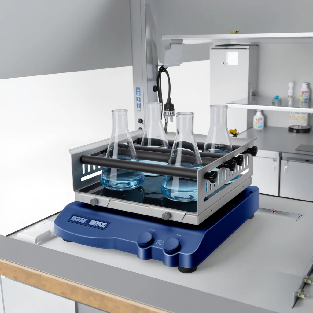 SK-O330-Pro Digital Laboratory Orbital Shaker 10mm Orbital 300rpm PC Customizable OEM Benchtop 4mm Amplitude Shaker
