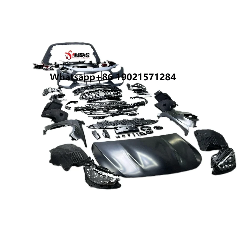 

High Quality for Mercedes Benz W213 Upgrade E63 AMG Style 2023 Model Body Kit Bumper Headlights Hood Fenders Plug and Play