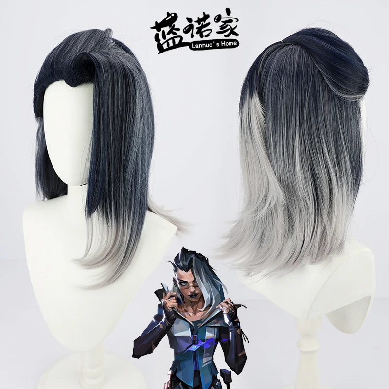 

Anime VIPER Fade Cos Cosplay Wig Halloween Carnival Party Props Synthetic Hair Heat Resistant Fiber + Wig Cap