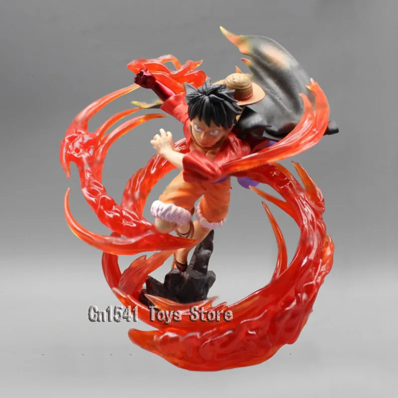 

43cm Anime Flow Cherry Luffy JK Figurine One Piece Figure GK The Island of Ghosts Luffy Figures Awakened Doll PVC Model Toys