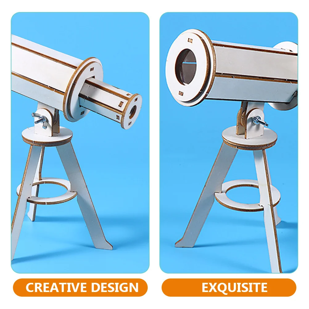 

Children's DIY Telescope Kit Build Your Own Astronomy Tool for Stem Education Creative Learning Activity for Kids
