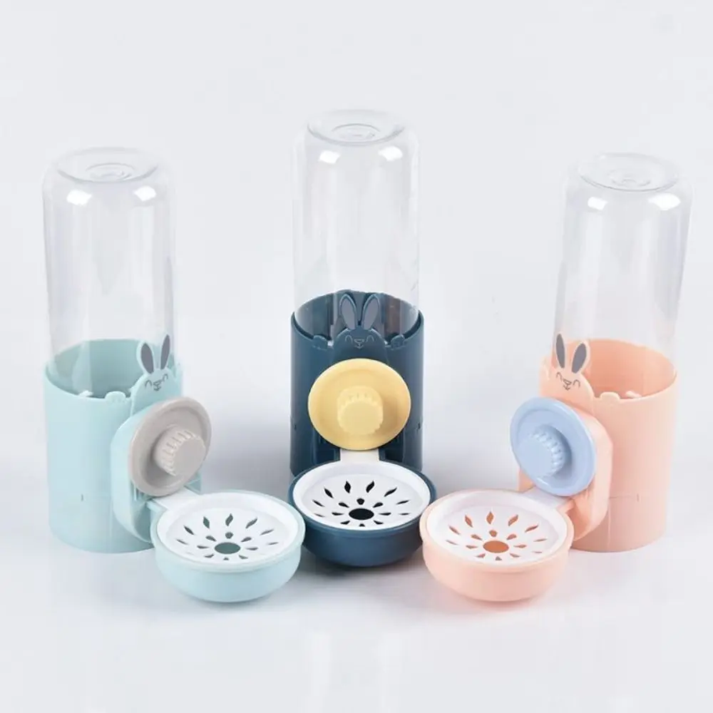 

Automatic Water Refill Pet Automatic Water Feeder Easy to Use Cute Rabbit Hanging Waterer Separation Design