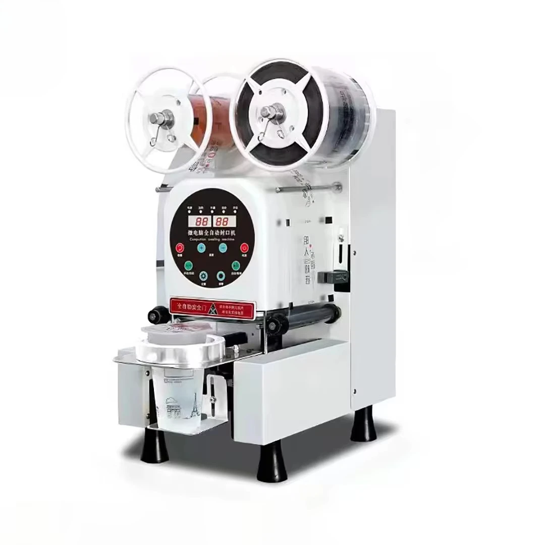 Plastic paper cup universal bubble teacup sealing machine 90/95 caliber - milk tea machine