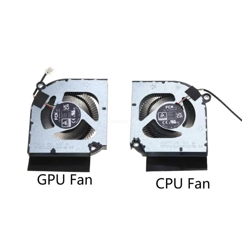 New Laptop CPU GPU Cooling Fan for ACER 5 N22C1 AN515-58 Notebook Radiator DC12V 1A 4pin 4wire Laptop Cooler Dropship