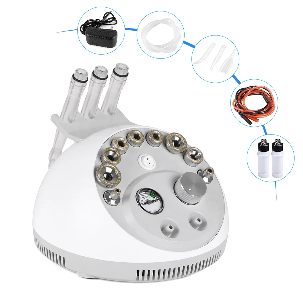 

Portable 3 in 1 Diamond Microdermabrasion Vacuum Skin Rejuvenation Skin Deep Cleansing Beauty Machine
