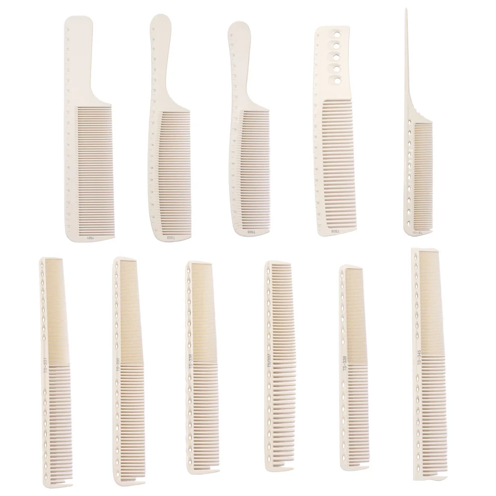 Double-sided Laser Scale Hair Comb Non-slip Handle Hair Brushes Hair Cutting Comb Styling Tools Haircut Pro Hairdressing Combs