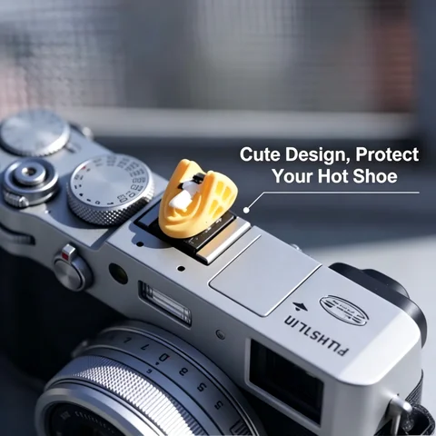DIY Lovely Cute Bread Food Camera Hot Shoe Cover Protector for Canon R50 Nikon Z30 Sony Fuji XT5 XT30 XT50 XM5 Leica Accessories