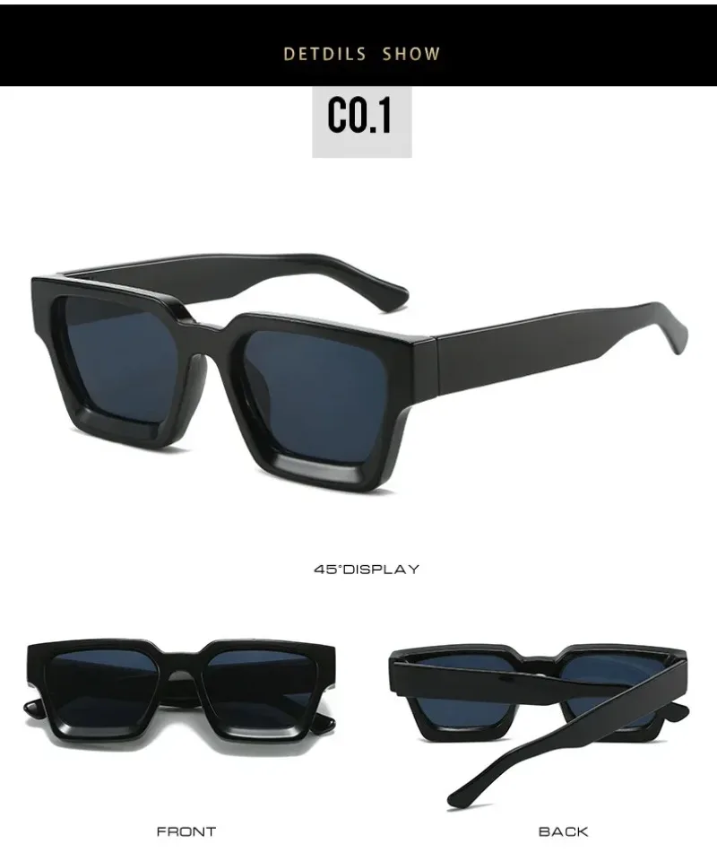 Fashion Women Sunglasses Designer Vintage Square Sun Glasses Uv400 Women Classic Retro Shades Sun Glasses Men Eyewear image 5