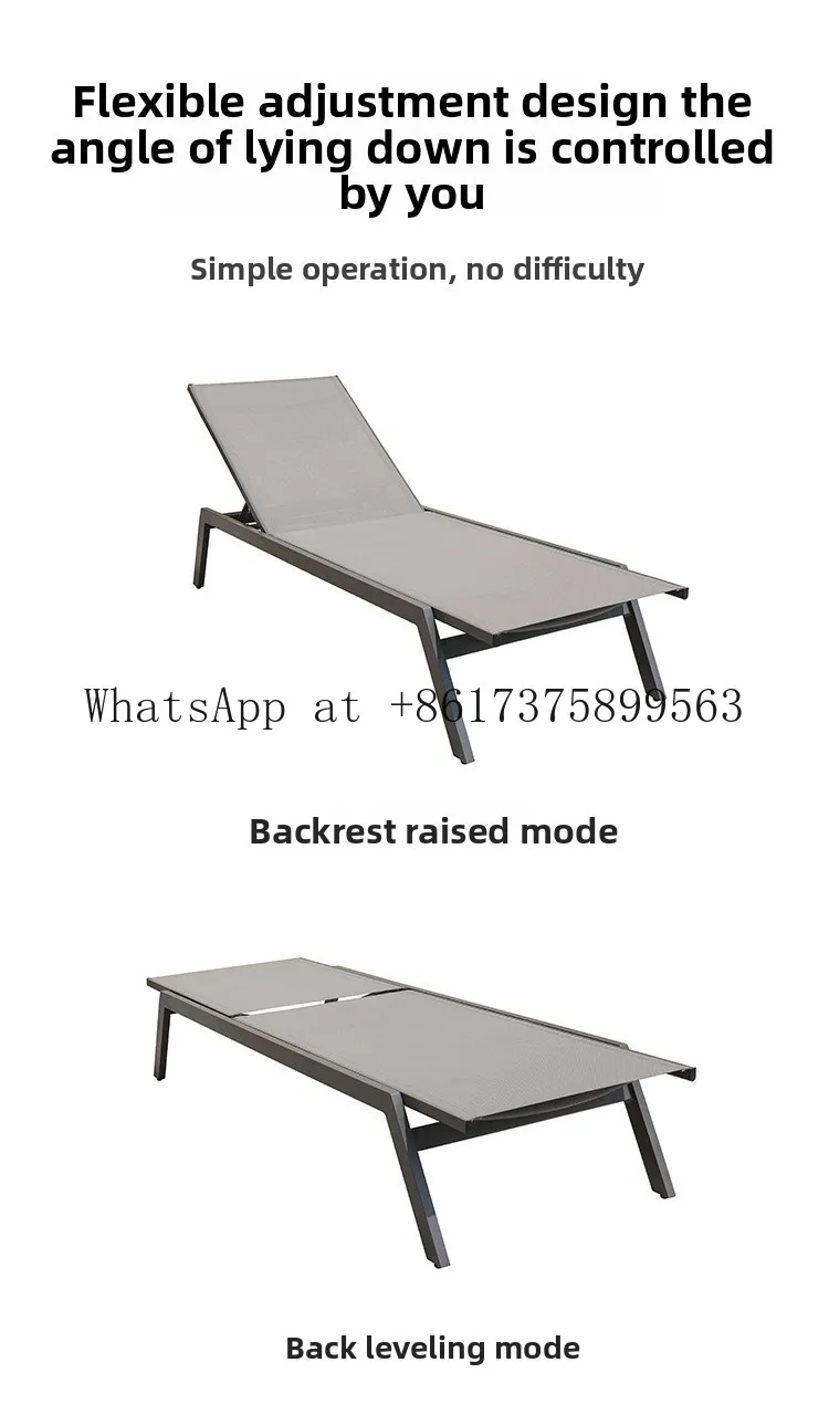 Loungers Pool Lounging Bed Courtyard Homestay Villa Hotel Furniture