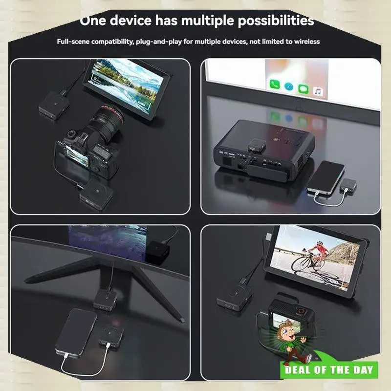 24-godzinna dostawa Nadajnik i odbiornik obrazu HD do bezprzewodowego systemu transmisji wideo TP NANO - Kompatybilny z wbudowanym akumulatorem 2000 mAh