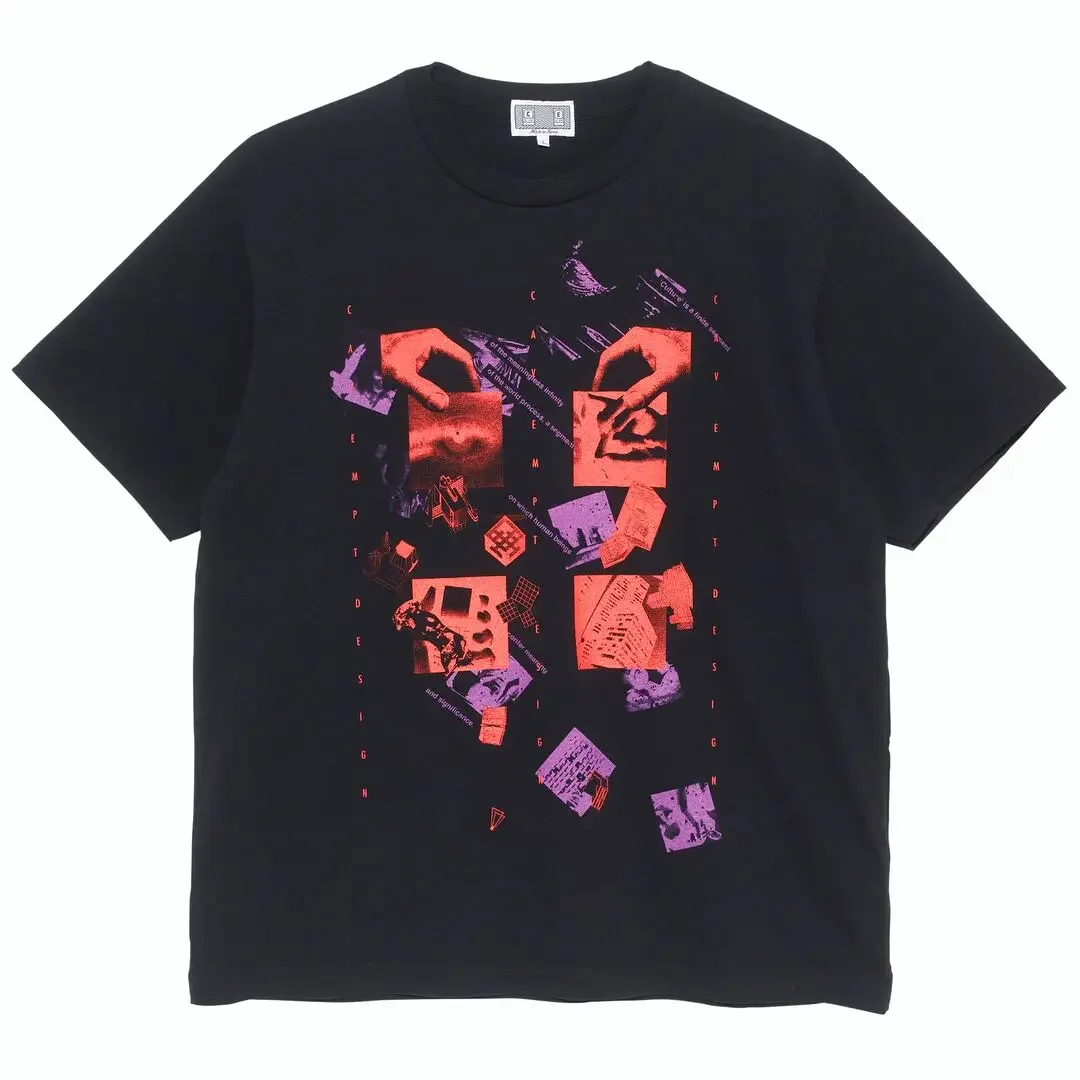 Houseof Phs LIFE CAVEMPT C.E 2024 Summer Trend New Graphic Print T-shirt Short Sleeve Oversized Men's Casual Loose T-shirt