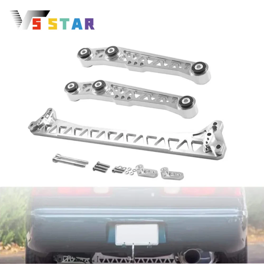 

Adjustable Rear Lower Control Arm LCA Subframe Brace For 1993-1997 Honda Civic Del Sol 1994-2001 Acura Integra Sliver