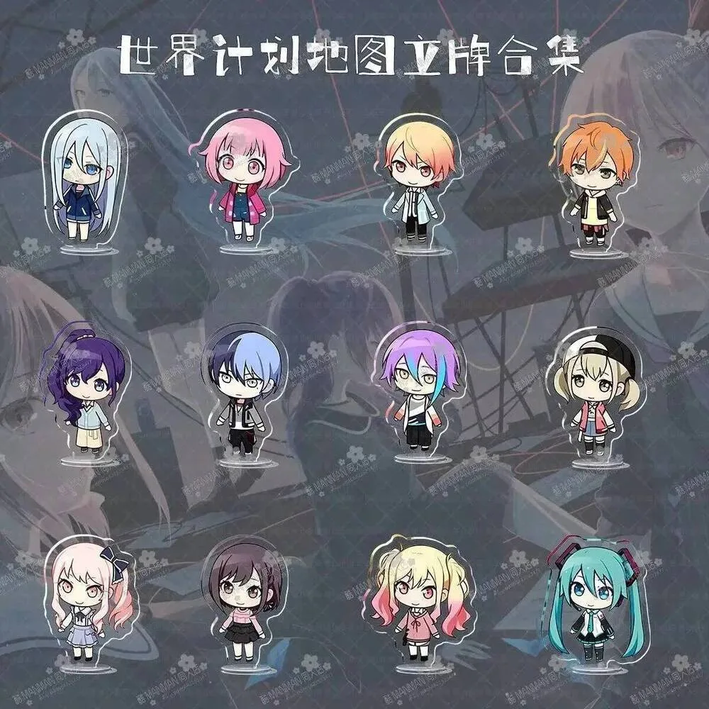 

Aoyagi Toya Shiraishi An Акриловая подставка Project Sekai Аниме Фигурка Модель Тарелка Настольный декор Стоячий знак Фигурки Рождественские подарки