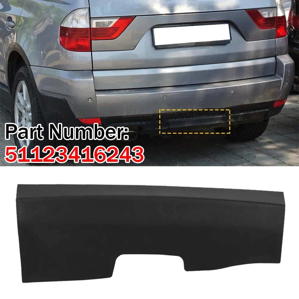 Image of 51123416243 Für BMW E83 X3 2006 2007 2008 2009 2010 Ersatzkappe Heckstoßstange Abschlepphaken Lippenabdeckung Lochabdeckung Autozubehör