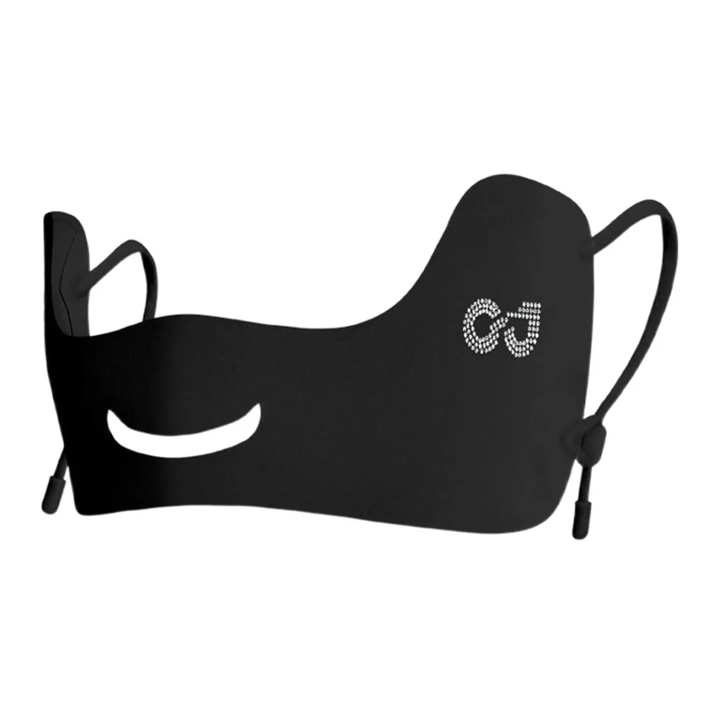 

Summer Ice Silk Sun Protection Mask UPF50+ Half Face Face Sunscreen Mask Breathable Face Shield for Golf Sports