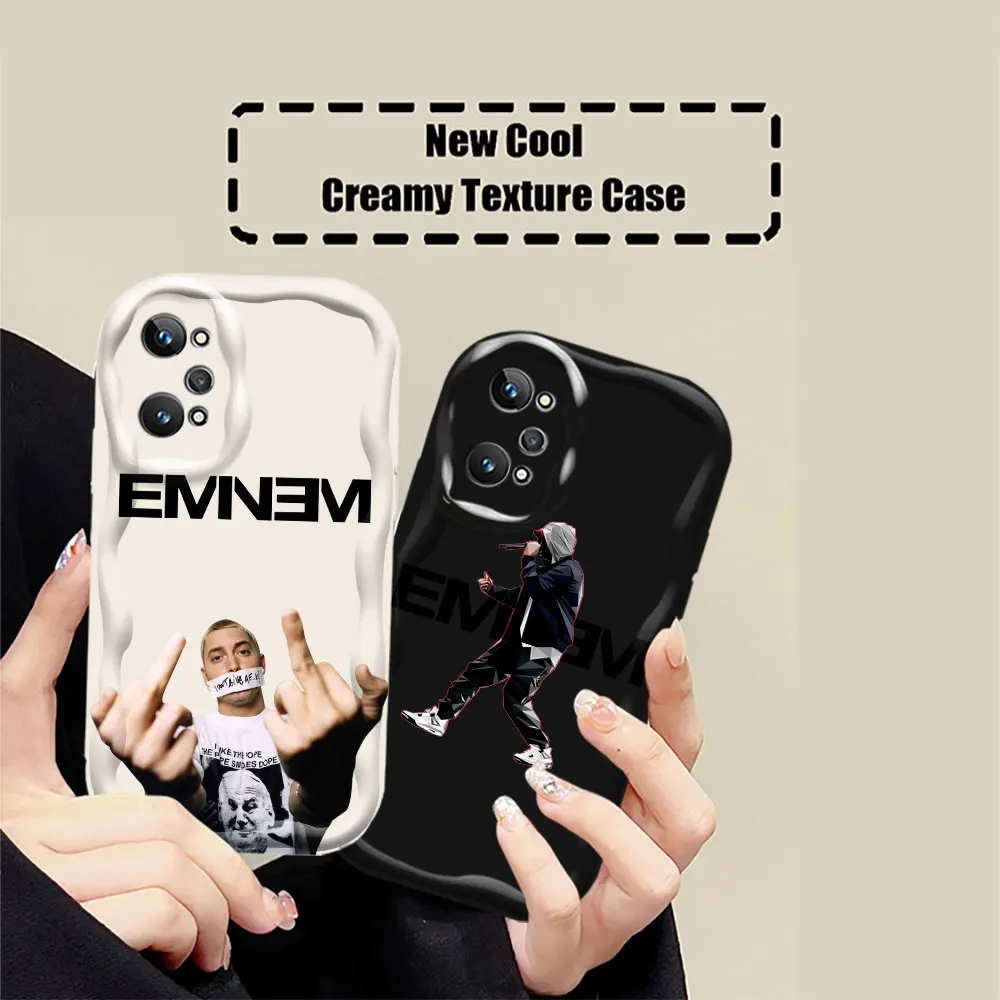 

Eminem Rapper Phone Case For Xiaomi Redmi Note 13 12 12S 11 10 9 8 Pro Plus 13C 12C 10C 9C 9A 11T 11S 10T 5G 3D Wave Cover Funda