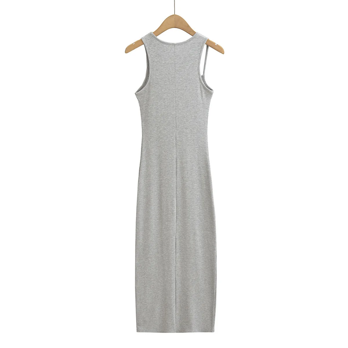 Women Cut Out Soft Lounge Scoop Neck Maxi Tank Sleeveless Bodycorn  Dress