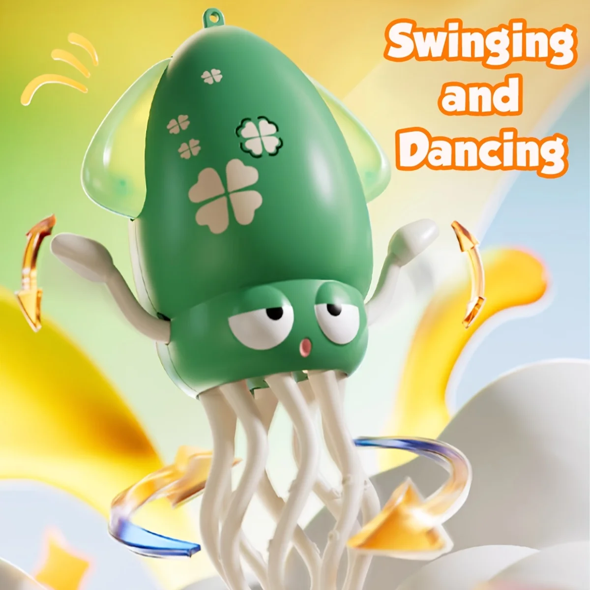 Dancing Octopus Light-Up Stress Toy Fun Party Favor Gift Idea for Adults & Kids Cute Octopus Toy for Relief And Entertainment