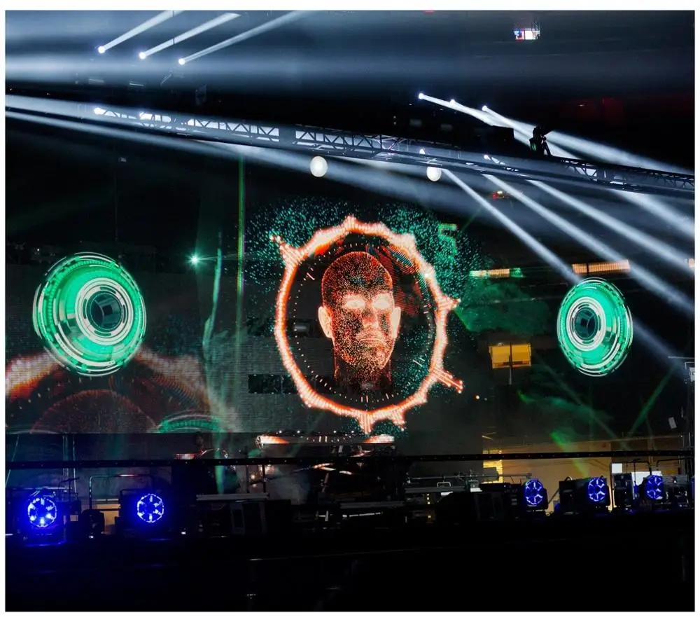 3D Holo-Gauze Screen 9.5x50m Manufacturer's Frame Style Holoflex for Holotronica Holoscim Scrim
