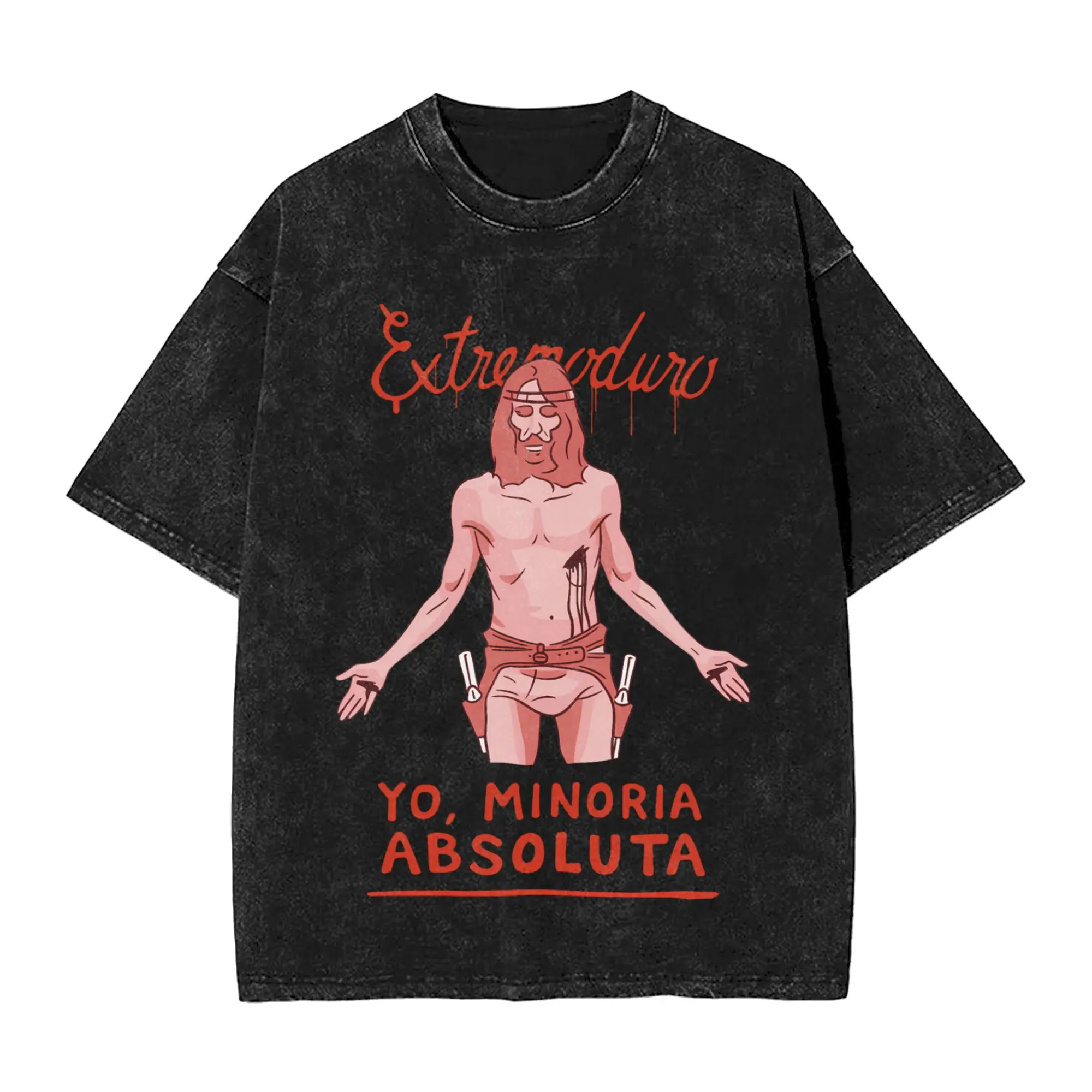 

Extremoduro Band Rock T Shirt Hippie T-Shirts Short-Sleeve Y2K Classic Tshirt Summer Casual Round Neck Plus Size Top Tees