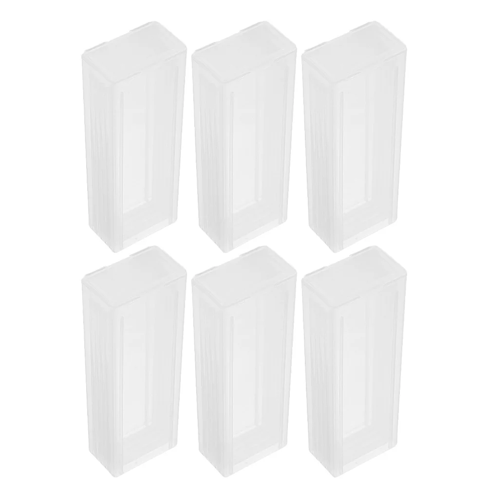 

6pcs Microscope 5-Slot Waterproof Lab Storage Case For Glass Slides Coverslips Durable Organizer Science Education