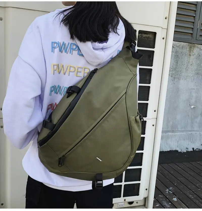 2024 New Women's Large Capacity Oblique Straddle Bag Single Shoulder Casual Bag Sports Fashion Versatile Bag Men's Chest Bag