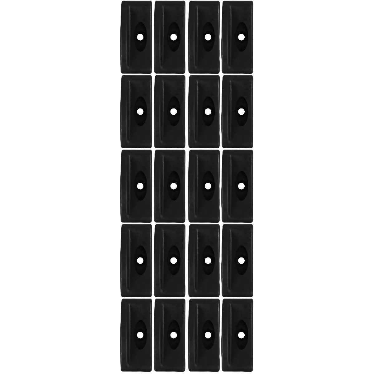 Soporte de almacenamiento para mancuernas, estantes de entrenamiento de fuerza, soporte de peso para mancuernas, cunas para gimnasio en casa, 5 uds.