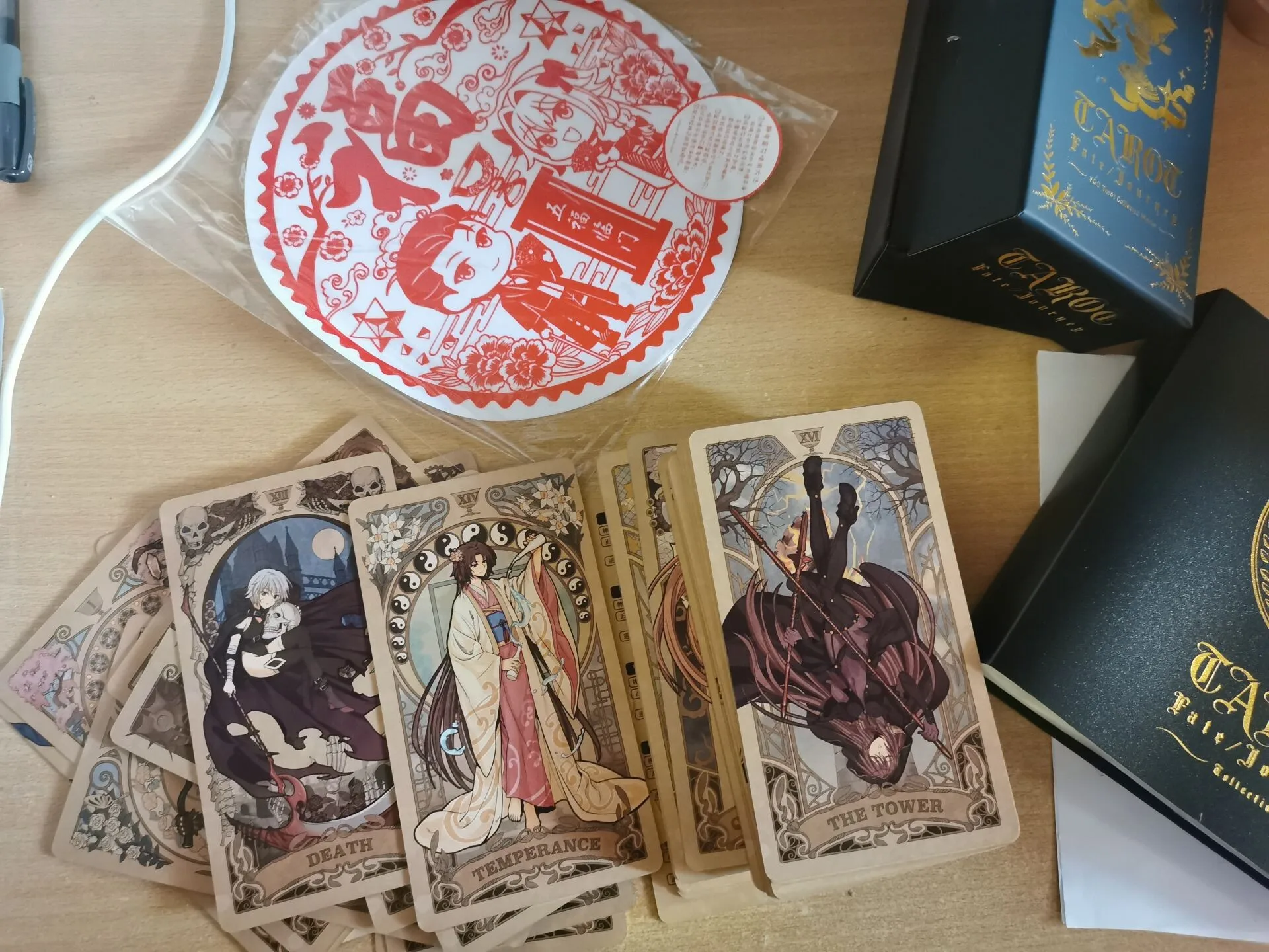 Anime Fate/Grand Order Flower Of Life Cosplay Tarots Playing Cards Tarot Game Cards Collection Cards Props Gift