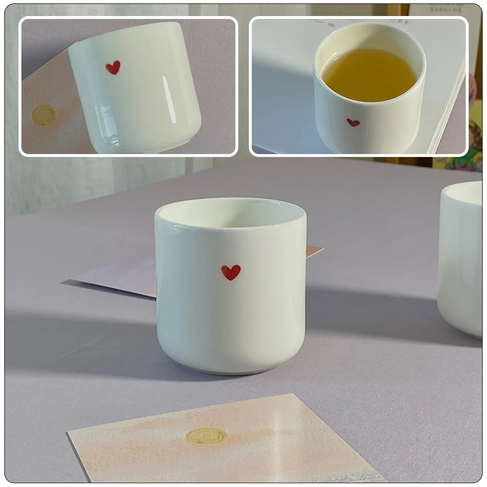 

Ceramic Cup 12Oz Elegant Minimalist Style Afternoon Tea Coffee Milk Juice Cup for Home Office Cold Hot Beverage Use