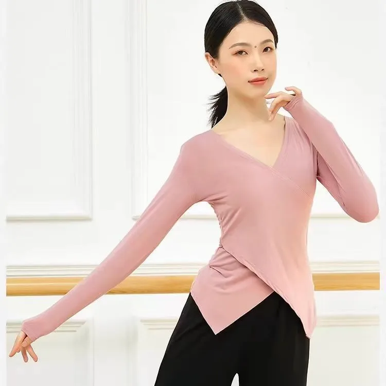 

Classical dance clothes Professional modern dance body training clothes Finger tops