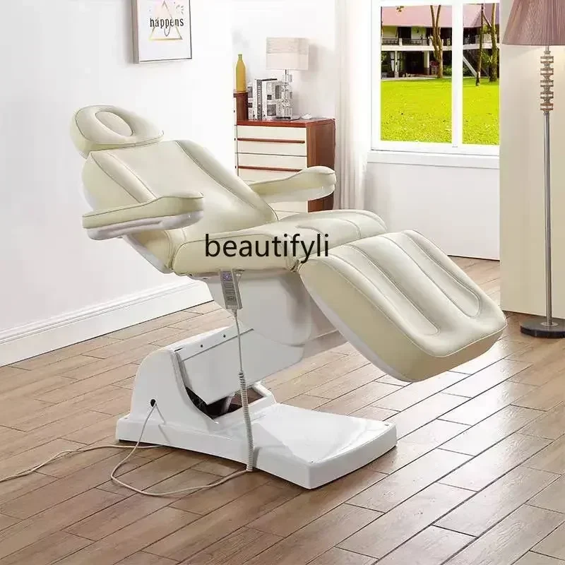 LHY26 ss s8617 سرير التجميل الكهربائي الذكي رفع سرير التدليك الوشم الوشم التطريز سرير بلاستيكي
